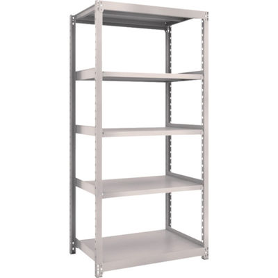 TRUSCO スチールラック M2型軽中量棚 860×600×H1800 5段 単体 ネオグレー M2-6365 NG 1セット(1個)（直送品）