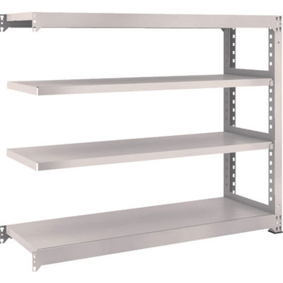 TRUSCO スチールラック M3型中量棚 1500×471×H1200 4段 連結 ネオグレー M3-4554B NG 1セット(1個)（直送品）