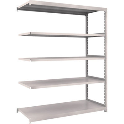 TRUSCO スチールラック M2型軽中量棚 1460×600×H1800 5段 連結 ネオグレー M2-6565B NG 1セット(1個)（直送品）