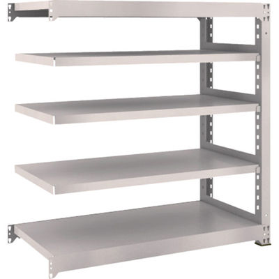 TRUSCO スチールラック M3型中量棚 1200×571×H1200 5段 連結 ネオグレー M3-4465B NG 1セット(1個)（直送品）