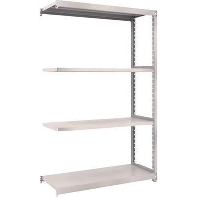 TRUSCO スチールラック M2型軽中量棚 1160×450×H1800 4段 連結 ネオグレー M2-6444B NG 1セット(1個)（直送品）