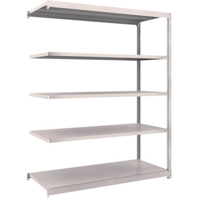 TRUSCO スチールラック M1.5型軽中量棚 1460×595×H1800 5段連結 ネオグレー M1.5-6565B NG（直送品）
