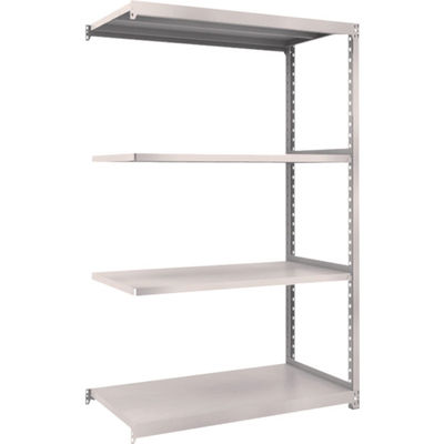 TRUSCO スチールラック M2型軽中量棚 1160×600×H1800 4段 連結 ネオグレー M2-6464B NG 1セット(1個)（直送品）