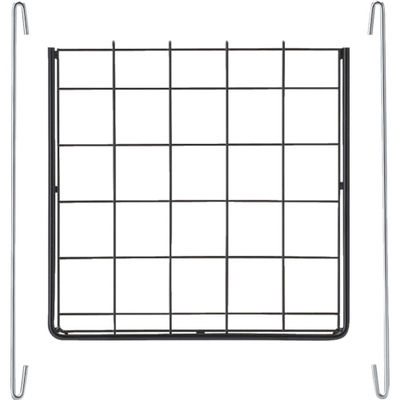 トラスコ中山 TRUSCO メッシュ棚板 ステー付 269X260 BK 黒 TMT-300 1枚 256-7750（直送品）