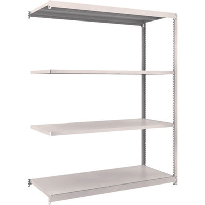 TRUSCO スチールラック M1.5型軽中量棚 1460×595×H1800 4段連結 ネオグレー M1.5-6564B NG（直送品）
