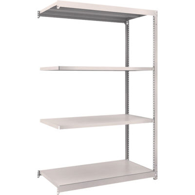 TRUSCO スチールラック M1.5型軽中量棚 1160×595×H1800 4段連結 ネオグレー M1.5-6464B NG（直送品）