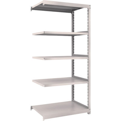 TRUSCO スチールラック M2型軽中量棚 860×600×H1800 5段 連結 ネオグレー M2-6365B NG 1セット(1個)（直送品）