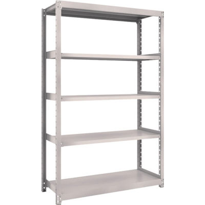 TRUSCO スチールラック M2型軽中量棚 1160×450×H1800 5段 単体 ネオグレー M2-6445 NG 1セット(1個)（直送品）