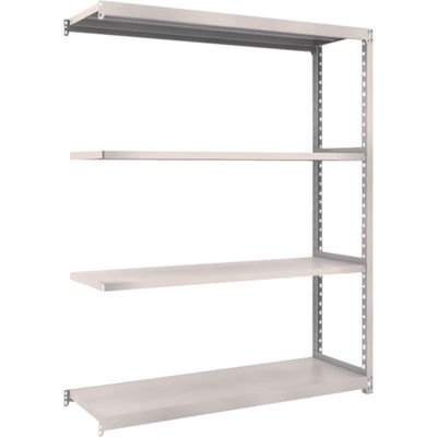 TRUSCO スチールラック M2型軽中量棚 1460×450×H1800 4段 連結 ネオグレー M2-6544B NG 1セット(1個)（直送品）