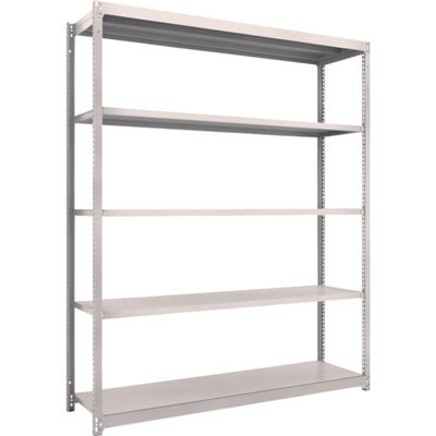 TRUSCO スチールラック M1.5型軽中量棚 1760X445XH2100 5段単体 ネオグレー M1.5-7645 NG（直送品）