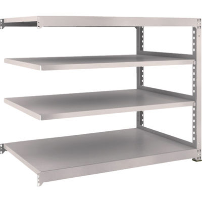 TRUSCO スチールラック M3型中量棚 1500×921×H1200 4段 連結 ネオグレー M3-4594B NG 1セット(1個)（直送品）