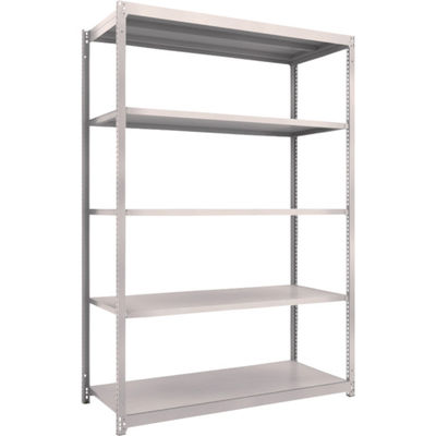 TRUSCO スチールラック M1.5型軽中量棚 1460X595XH2100 5段単体 ネオグレー M1.5-7565 NG（直送品）