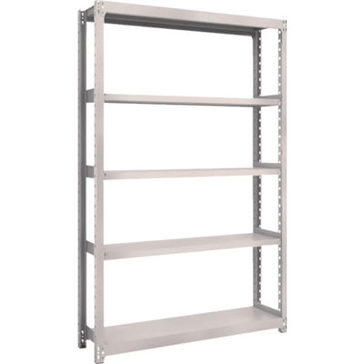 TRUSCO スチールラック M2型軽中量棚 1160×300×H1800 5段 単体 ネオグレー M2-6435 NG 1セット(1個)（直送品）