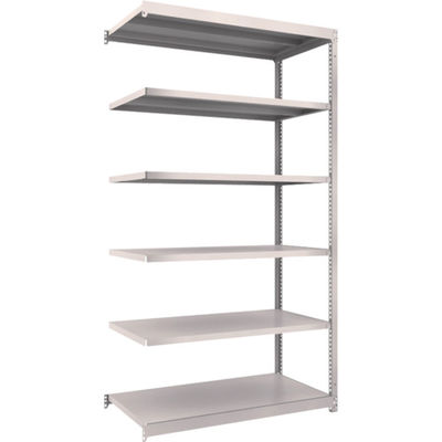 TRUSCO スチールラック M1.5型軽中量棚 1160×595×H2100 6段連結 ネオグレー M1.5-7466B NG（直送品）