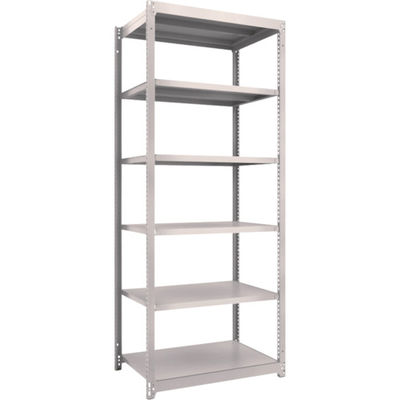 TRUSCO スチールラック M1.5型軽中量棚 860×595×H2100 6段単体 ネオグレー M1.5-7366 NG（直送品）