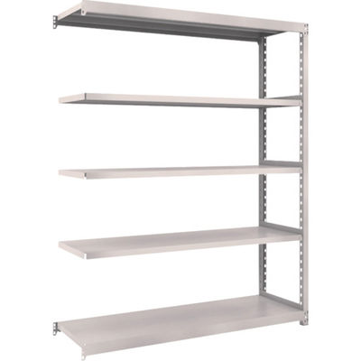 TRUSCO スチールラック M2型軽中量棚 1460×450×H1800 5段 連結 ネオグレー M2-6545B NG 1セット(1個)（直送品）