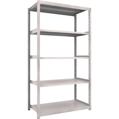 TRUSCO スチールラック M2型軽中量棚 1160X600XH2100 5段 単体 ネオグレー M2-7465 NG 1セット(1個)（直送品）