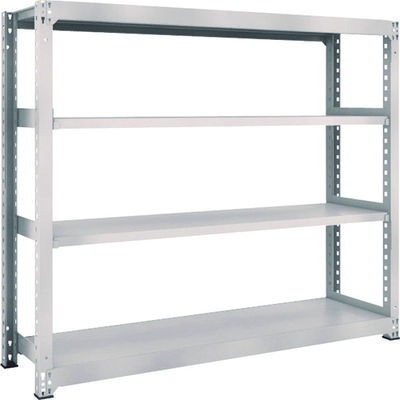 TRUSCO スチールラック M3型中量棚 1800×471×H1500 4段 単体 ネオグレー M3-5654 NG 1セット(1個)（直送品）