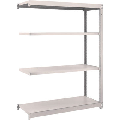 TRUSCO スチールラック M1.5型軽中量棚 1160×445×H1500 4段連結 ネオグレー M1.5-5444B NG（直送品）