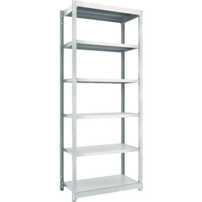 TRUSCO スチールラック M1.5型軽中量棚 860×445×H2100 6段単体 ネオグレー M1.5-7346 NG（直送品）