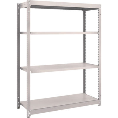 TRUSCO スチールラック M1.5型軽中量棚 1160×445×H1500 4段単体 ネオグレー M1.5-5444 NG（直送品）