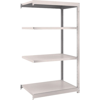 TRUSCO スチールラック M1.5型軽中量棚 860×595×H1500 4段連結 ネオグレー M1.5-5364B NG（直送品）