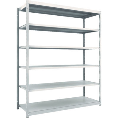 TRUSCO スチールラック M1.5型軽中量棚 1760×595×H2100 6段単体 ネオグレー M1.5-7666 NG（直送品）