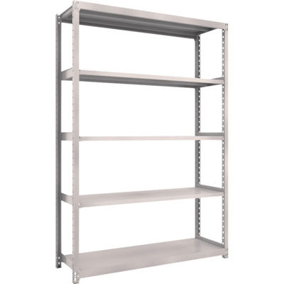 TRUSCO スチールラック M2型軽中量棚 1460X450XH2100 5段 単体 ネオグレー M2-7545 NG 1セット(1個)（直送品）