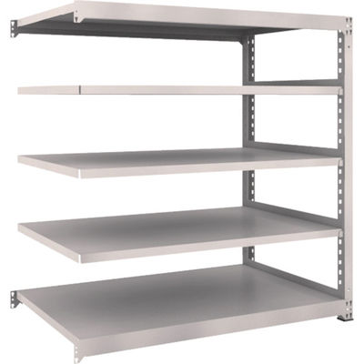 TRUSCO スチールラック M3型中量棚 1500×921×H1500 5段 連結 ネオグレー M3-5595B NG 1セット(1個)（直送品）