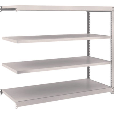 TRUSCO スチールラック M1.5型軽中量棚 1460×595×H1200 4段連結 ネオグレー M1.5-4564B NG（直送品）