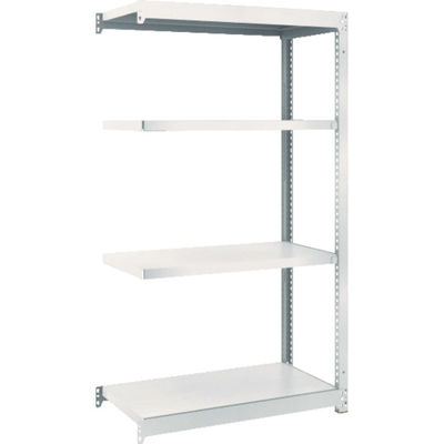 TRUSCO スチールラック M1.5型軽中量棚 860×445×H1500 4段連結 ネオグレー M1.5-5344B NG（直送品）