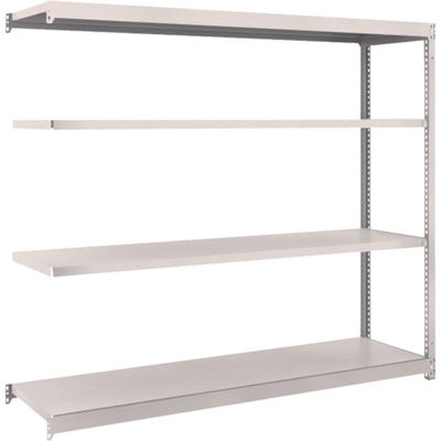 TRUSCO スチールラック M1.5型軽中量棚 1760×445×H1500 4段連結 ネオグレー M1.5-5644B NG（直送品）