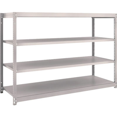 TRUSCO スチールラック M1.5型軽中量棚 1760×595×H1200 4段単体 ネオグレー M1.5-4664 NG（直送品）