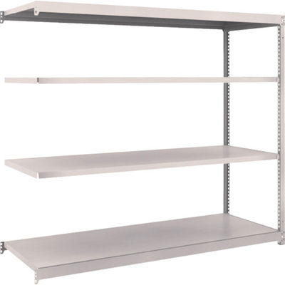 TRUSCO スチールラック M1.5型軽中量棚 1760×595×H1500 4段連結 ネオグレー M1.5-5664B NG（直送品）