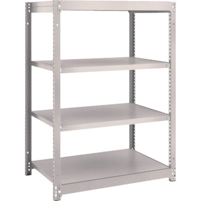 TRUSCO スチールラック M1.5型軽中量棚 860×595×H1200 4段単体 ネオグレー M1.5-4364 NG（直送品）