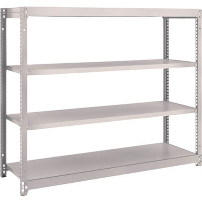 TRUSCO スチールラック M1.5型軽中量棚 1460×445×H1200 4段単体 ネオグレー M1.5-4544 NG（直送品）