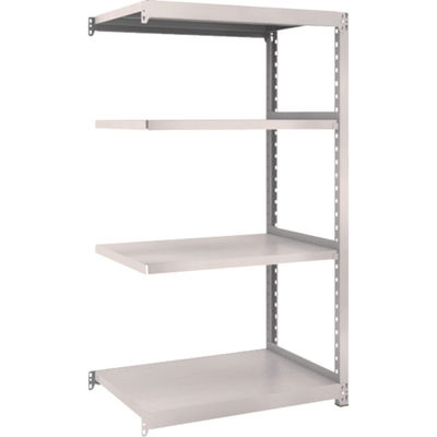 TRUSCO スチールラック M2型軽中量棚 860×600×H1500 4段 連結 ネオグレー M2-5364B NG 1セット(1個)（直送品）