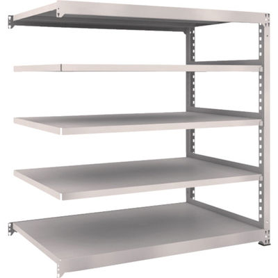 TRUSCO スチールラック M5型中量棚 1500×921×H1500 5段 連結 ネオグレー M5-5595B NG 1台(1個)（直送品）