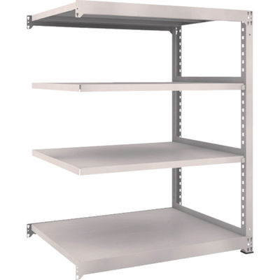 TRUSCO スチールラック M5型中量棚 1200×921×H1500 4段 連結 ネオグレー M5-5494B NG 1台(1個)（直送品）