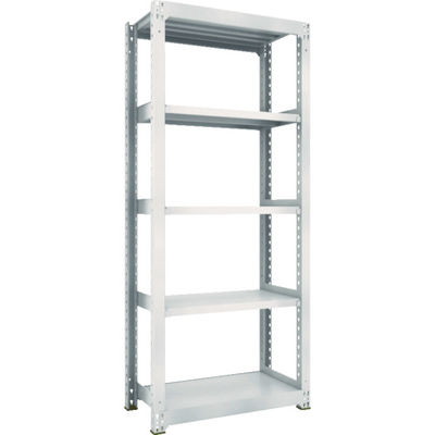 TRUSCO スチールラック M5型中量棚 900X471XH2100 5段 単体 ネオグレー M5-7355 NG 1台(1個)（直送品）