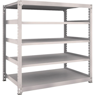 TRUSCO スチールラック M5型中量棚 1500×921×H1500 5段 単体 ネオグレー M5-5595 NG 1台(1個)（直送品）