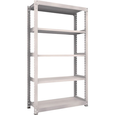 TRUSCO スチールラック M5型中量棚 1200X471XH2100 5段 単体 ネオグレー M5-7455 NG 1台(1個)（直送品）