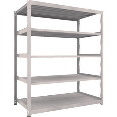 TRUSCO スチールラック M5型中量棚 1800X921XH2100 5段 単体 ネオグレー M5-7695 NG 1台(1個)（直送品）