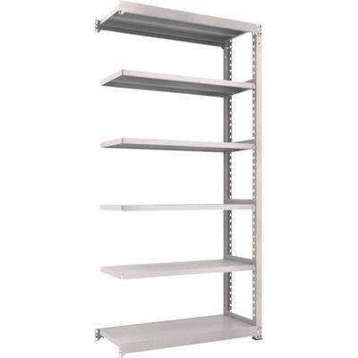 TRUSCO スチールラック M3型中量棚 1200×471×H2400 6段 連結 ネオグレー M3-8456B NG 1セット(1個)（直送品）