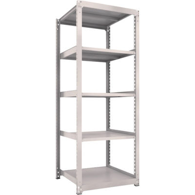 TRUSCO スチールラック M3型中量棚 900X921XH2400 5段 単体 ネオグレー M3-8395 NG 1台(1個)（直送品）