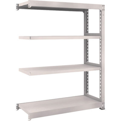 TRUSCO スチールラック M5型中量棚 1200×471×H1500 4段 連結 ネオグレー M5-5454B NG 1台(1個)（直送品）