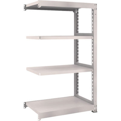 TRUSCO スチールラック M5型中量棚 900×571×H1500 4段 連結 ネオグレー M5-5364B NG 1台(1個)（直送品）