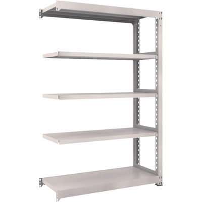 TRUSCO スチールラック M3型中量棚 1200×471×H1800 5段 連結 ネオグレー M3-6455B NG 1セット(1個)（直送品）