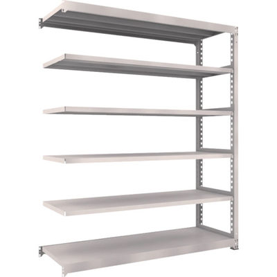 TRUSCO スチールラック M5型中量棚 1800×571×H2100 6段 連結 ネオグレー M5-7666B NG 1台(1個)（直送品）