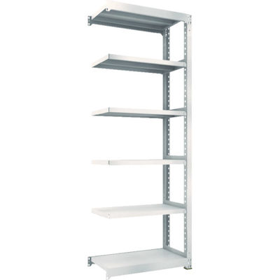 TRUSCO スチールラック M3型中量棚 900×471×H2400 6段 連結 ネオグレー M3-8356B NG 1セット(1個)（直送品）